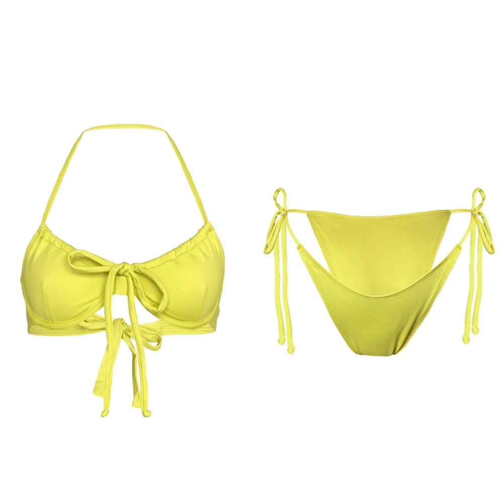 Knight Swim NWT Bikini Set in Colour Palm